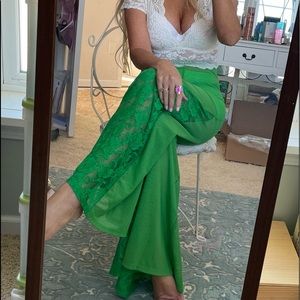 Price drop!Chiffon & Lace Lounge Pant